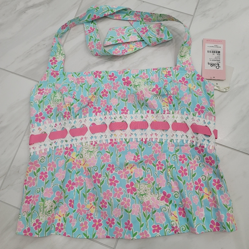 Lilly Pulitzer Halter Top Women's Size 14 Brand New with Tags